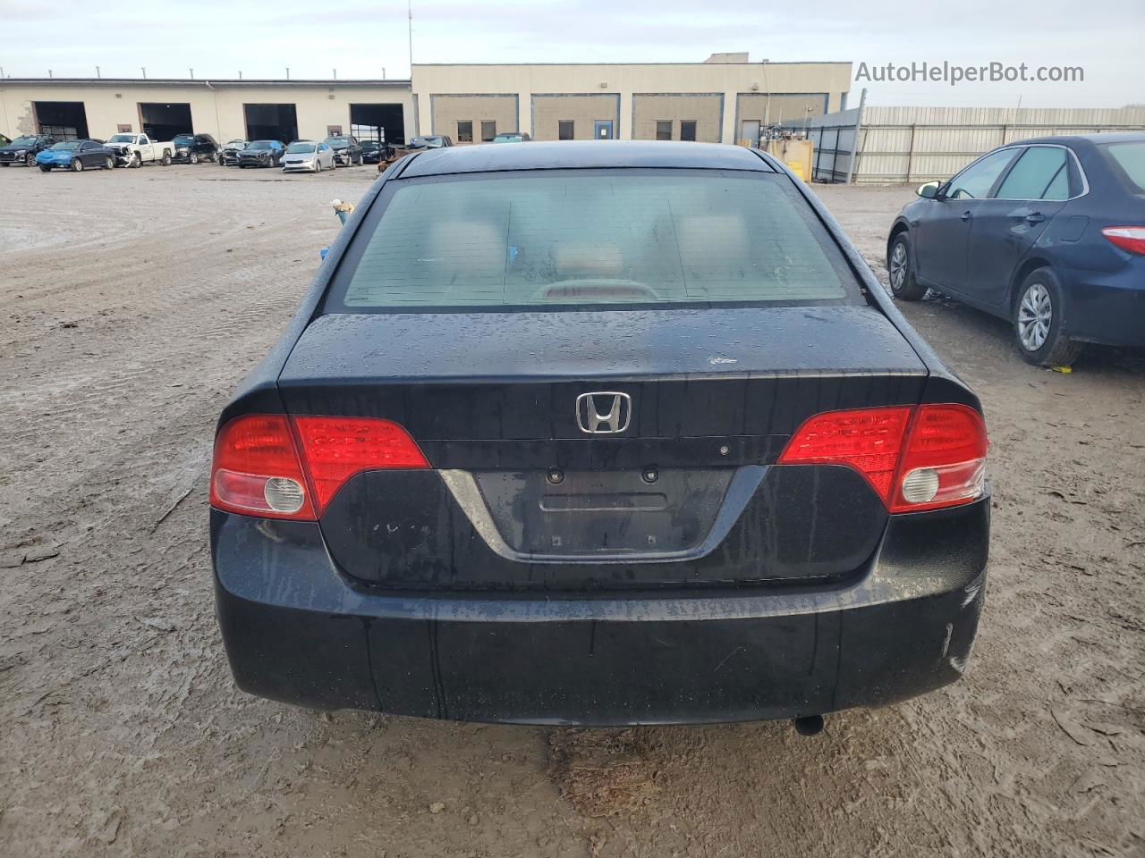 2008 Honda Civic Lx Black vin: 2HGFA16538H341787