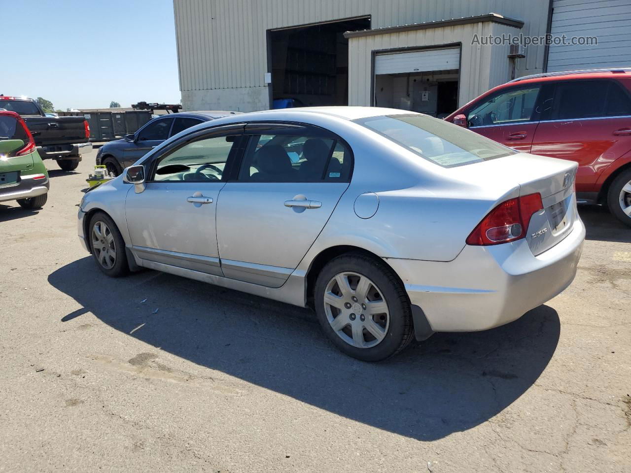 2008 Honda Civic Lx Silver vin: 2HGFA16538H353597