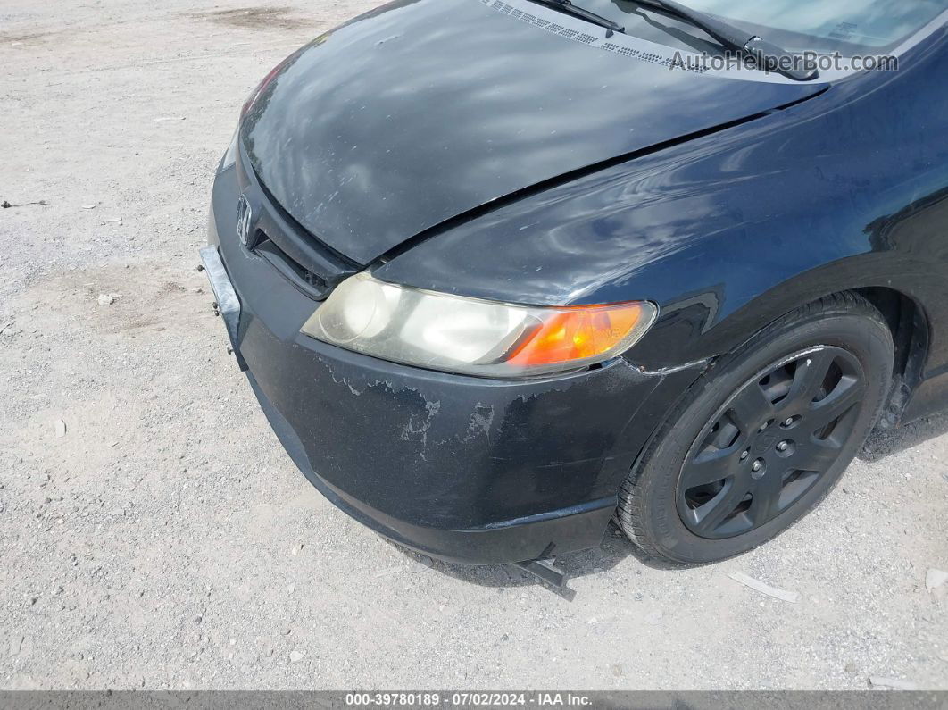 2008 Honda Civic Lx Black vin: 2HGFA16538H356127