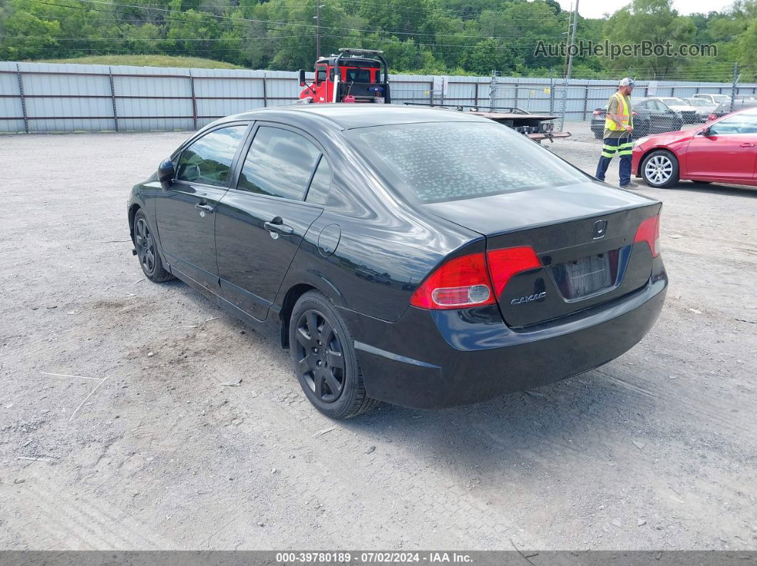 2008 Honda Civic Lx Black vin: 2HGFA16538H356127