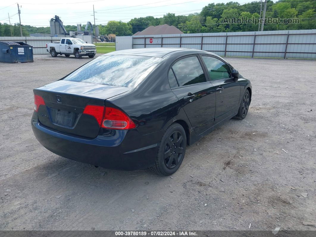 2008 Honda Civic Lx Черный vin: 2HGFA16538H356127