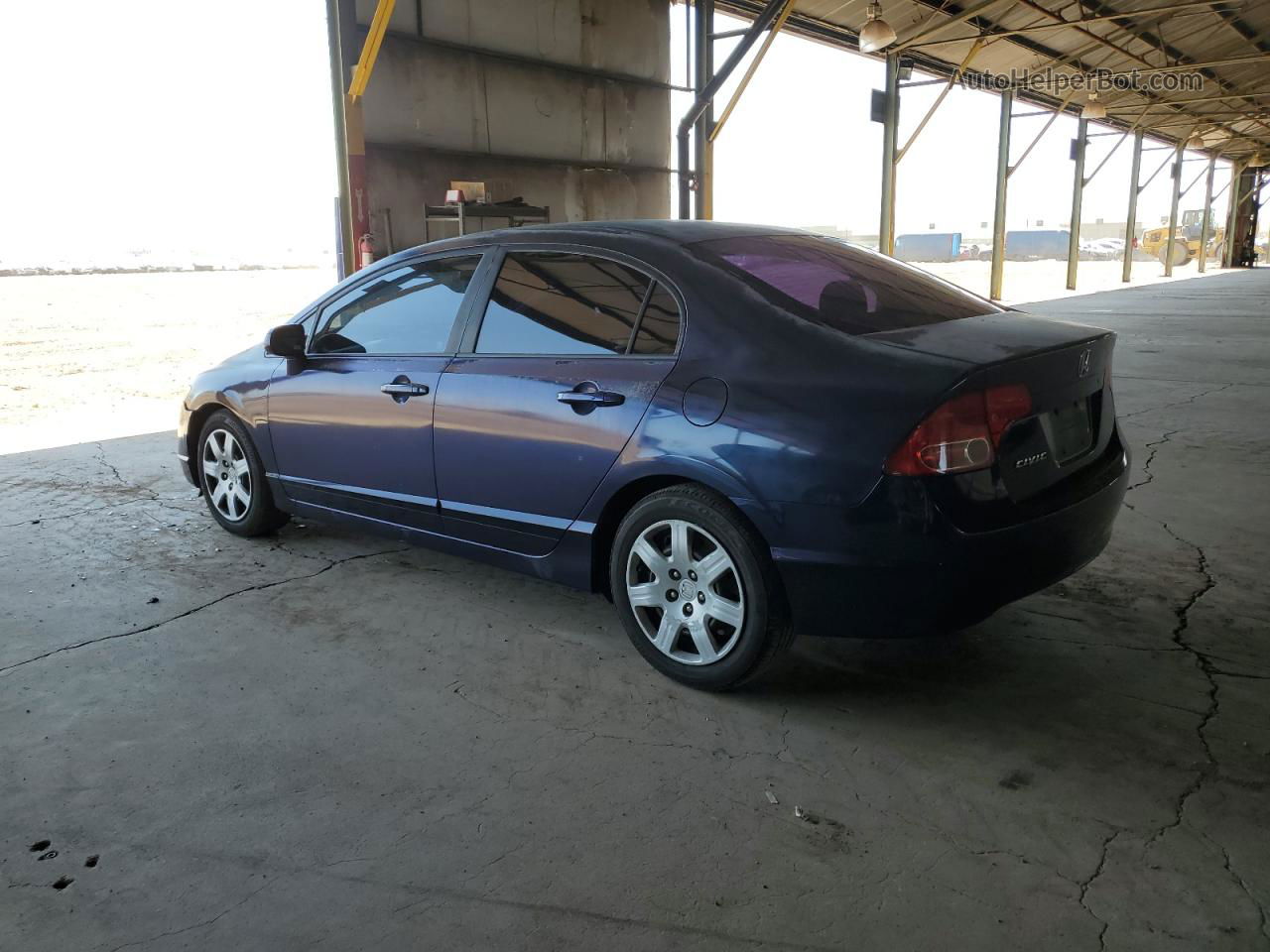 2008 Honda Civic Lx Blue vin: 2HGFA16538H531069