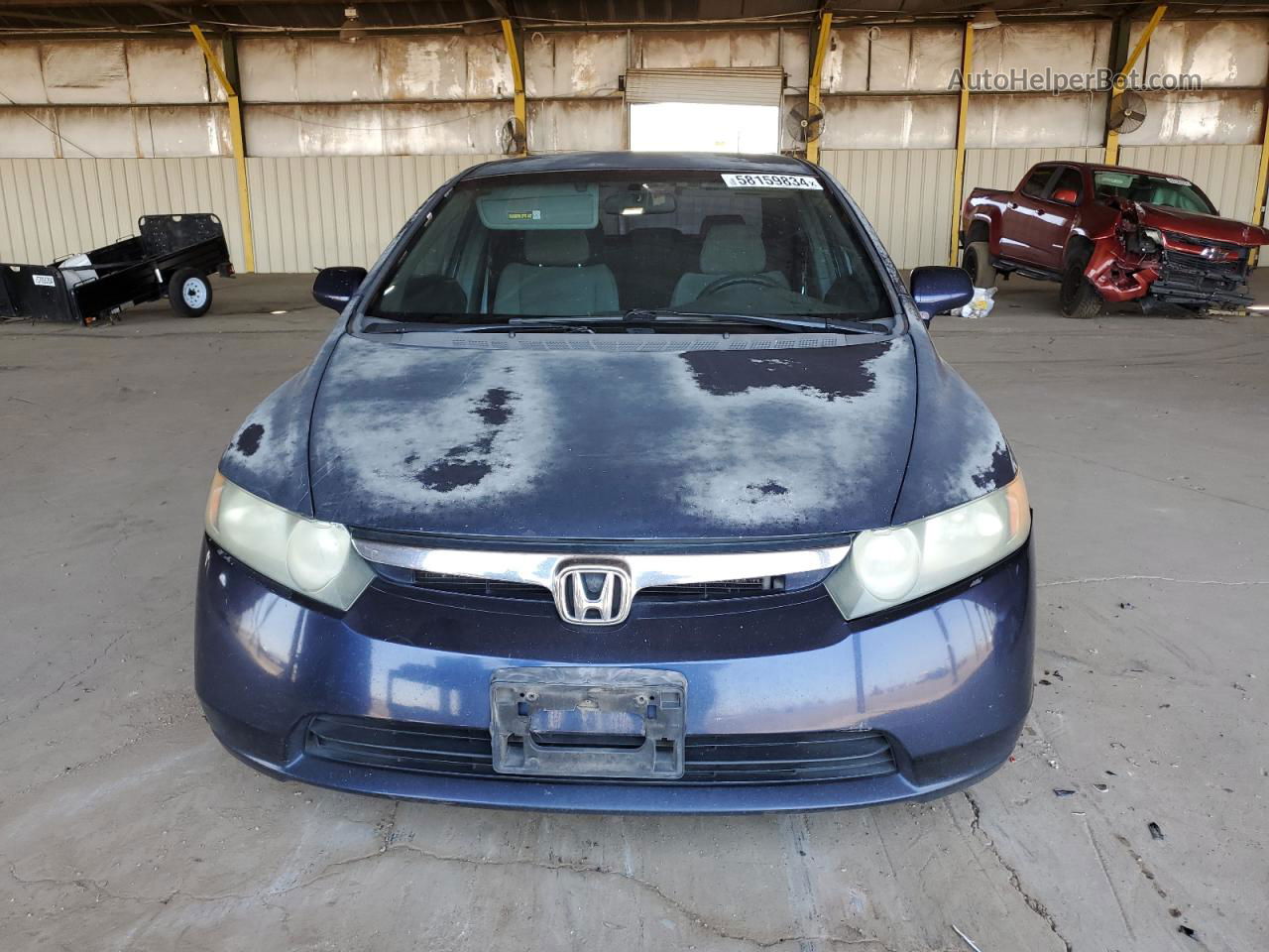 2008 Honda Civic Lx Blue vin: 2HGFA16538H531069