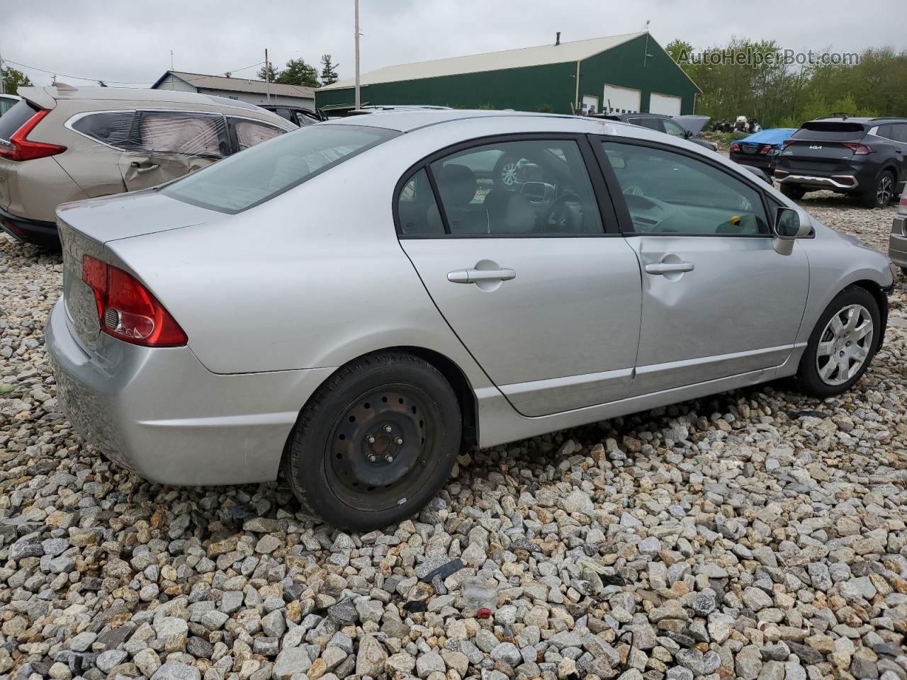 2008 Honda Civic Lx Silver vin: 2HGFA16548H320317