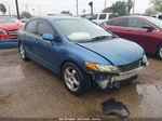 2008 Honda Civic Lx Blue vin: 2HGFA16548H533736