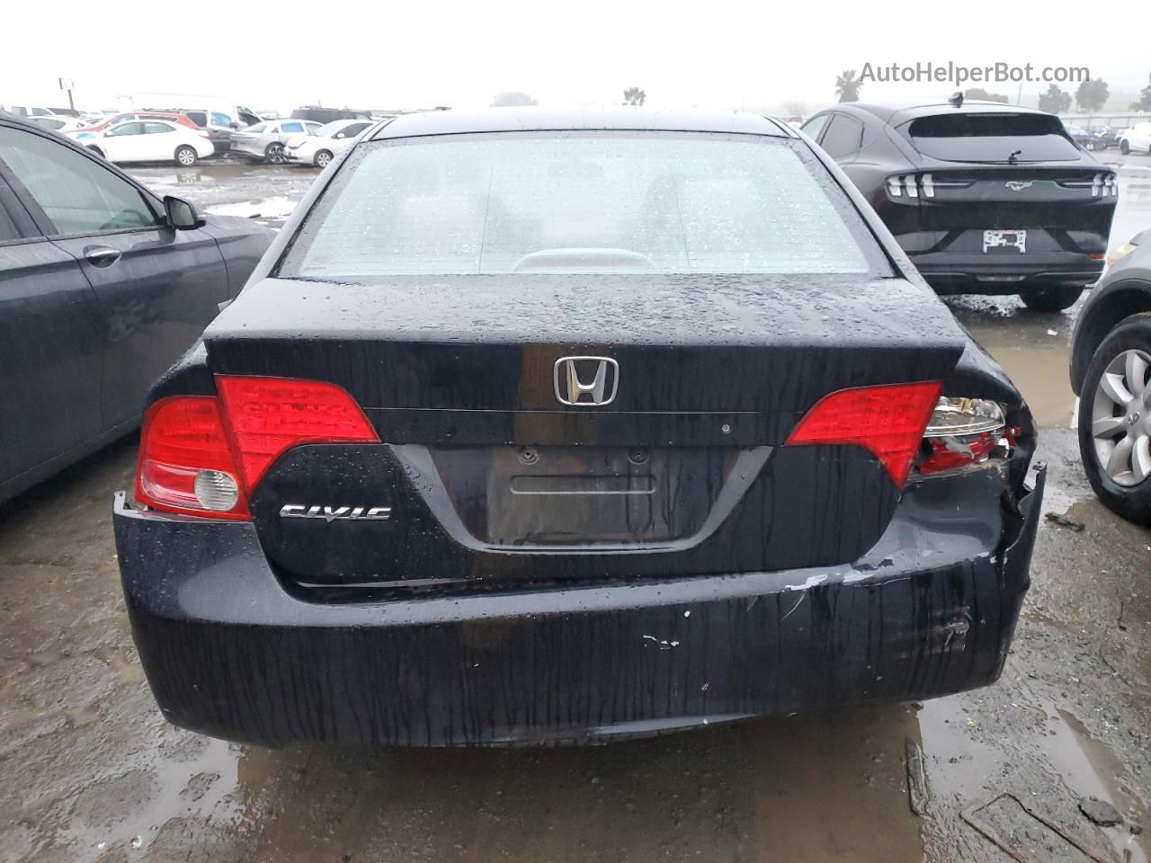 2008 Honda Civic Lx Black vin: 2HGFA16558H335182