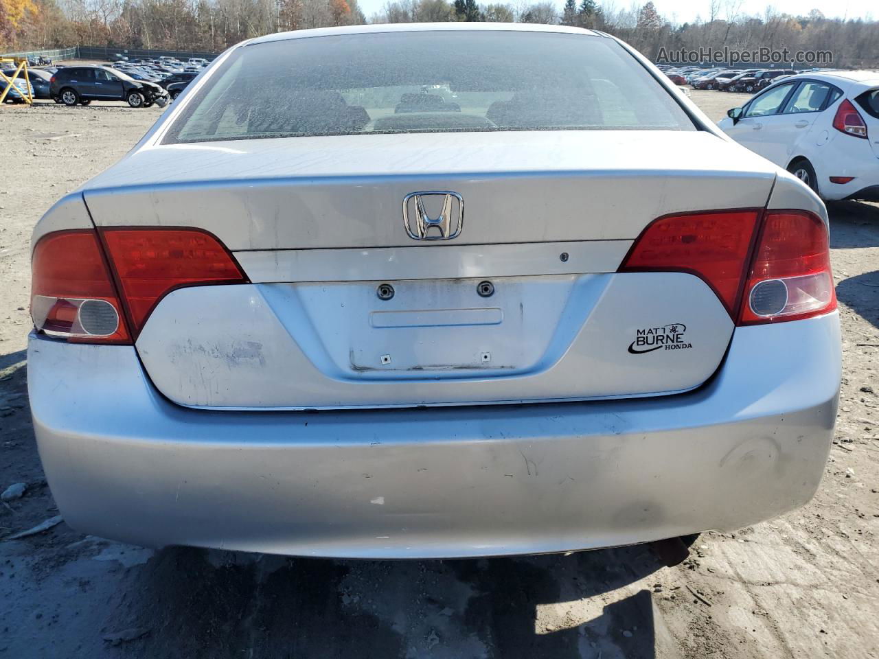 2008 Honda Civic Lx Silver vin: 2HGFA16558H350524