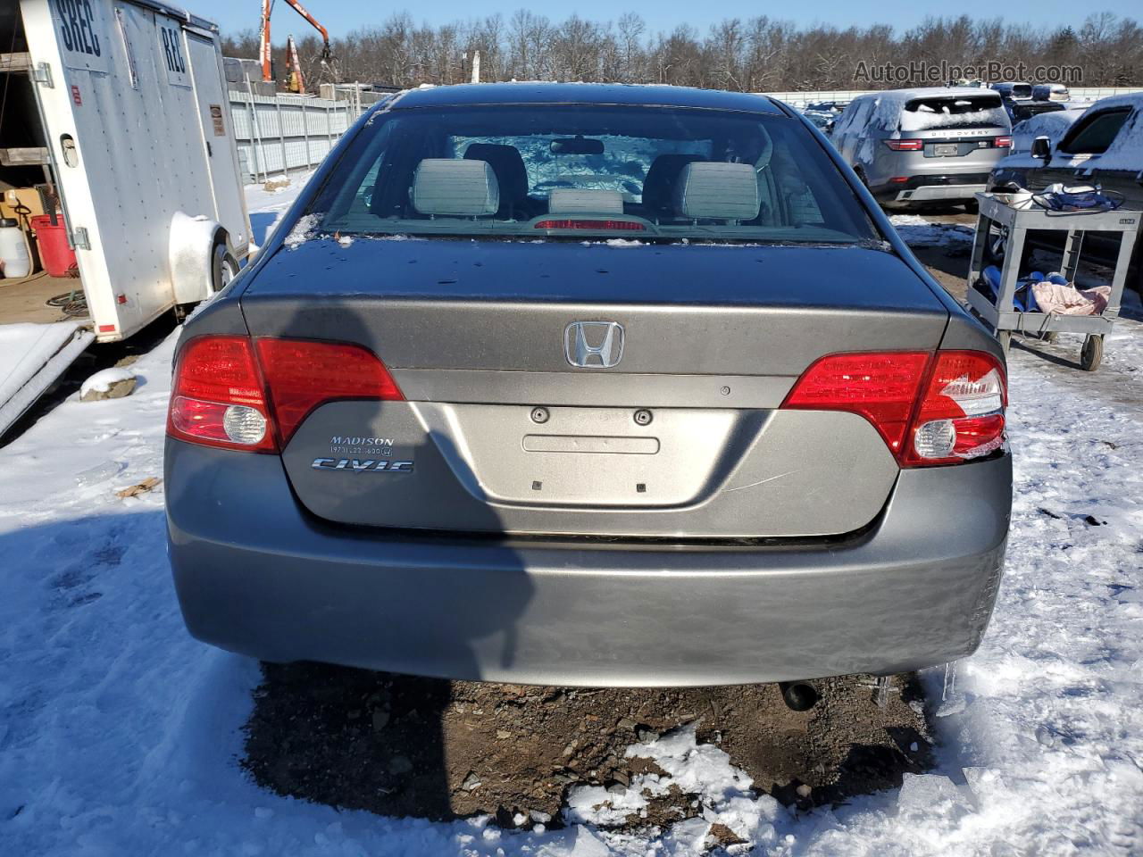 2008 Honda Civic Lx Charcoal vin: 2HGFA16568H313045