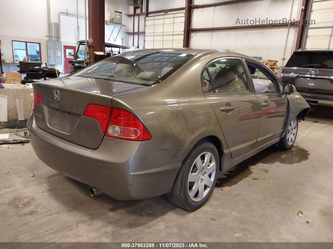 2008 Honda Civic Lx Gray vin: 2HGFA16568H319072