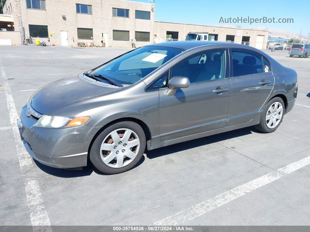 2008 Honda Civic Lx Brown vin: 2HGFA16568H324885