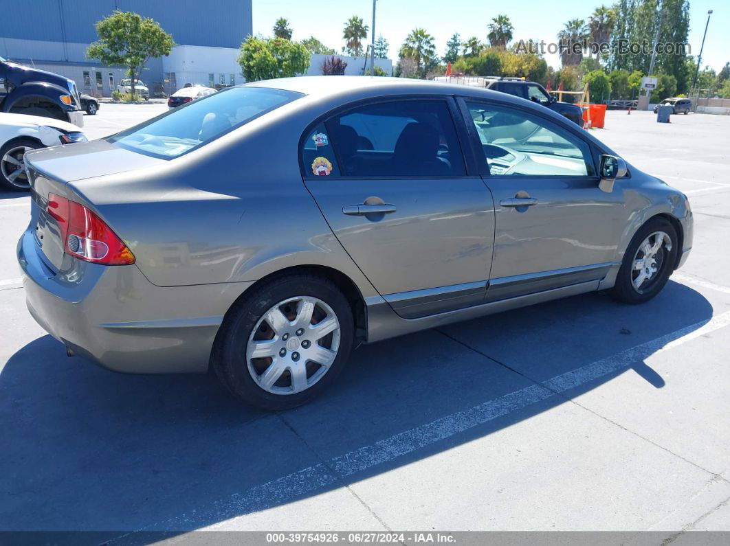 2008 Honda Civic Lx Brown vin: 2HGFA16568H324885