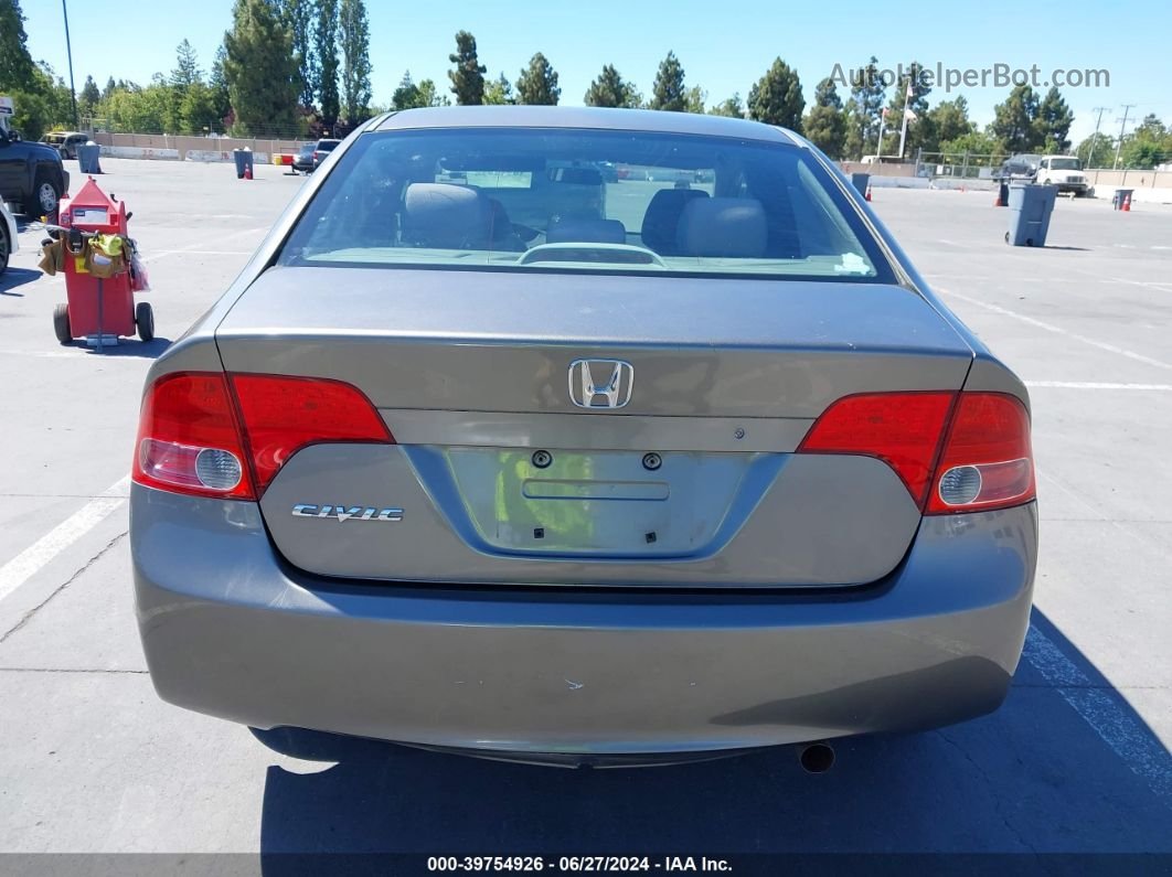 2008 Honda Civic Lx Brown vin: 2HGFA16568H324885