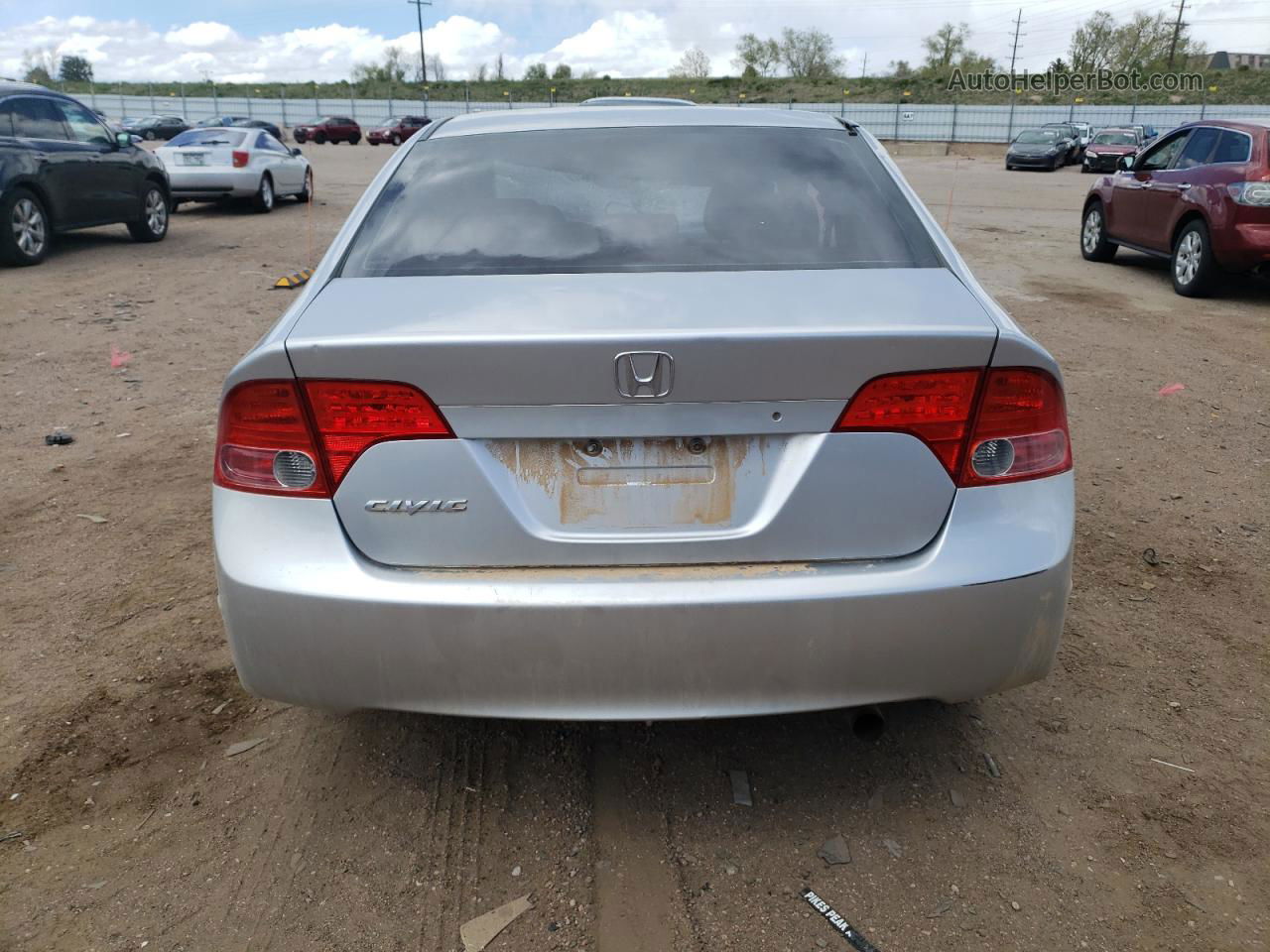 2008 Honda Civic Lx Silver vin: 2HGFA16568H337068