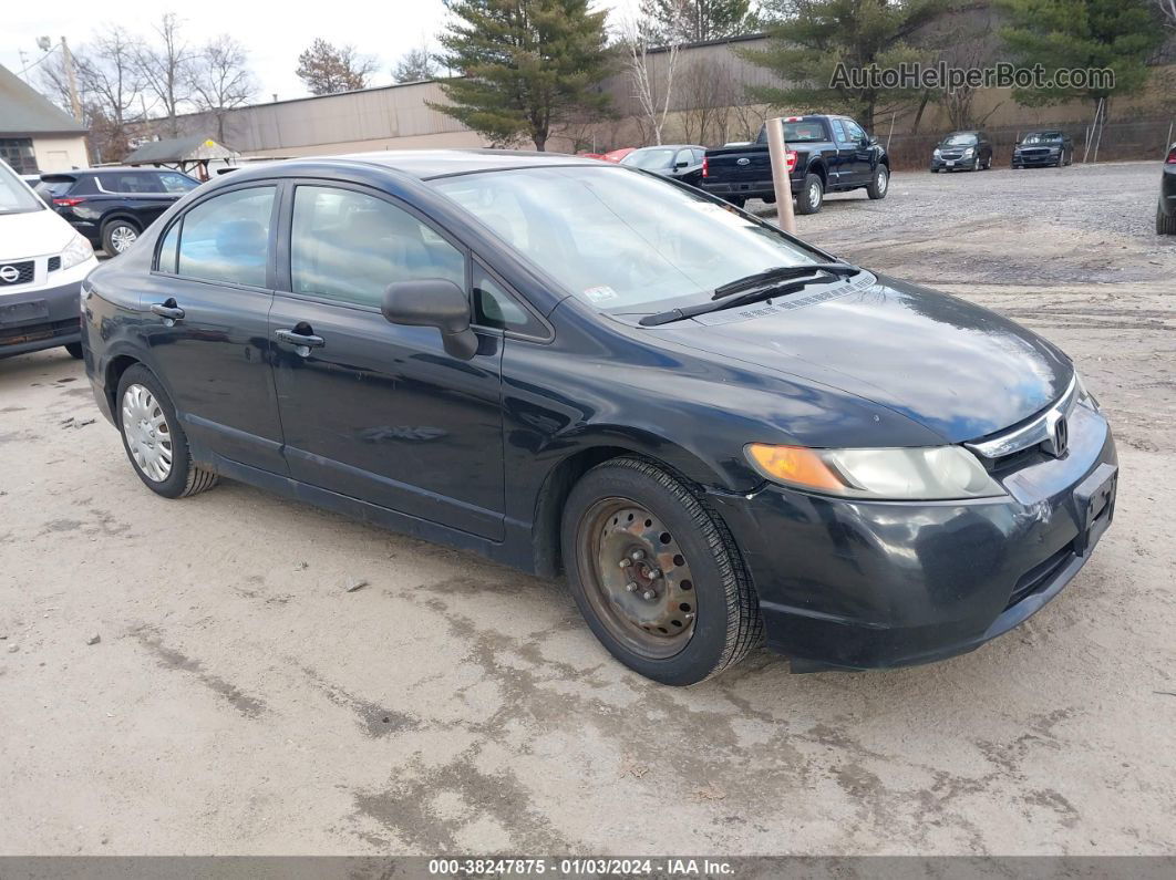 2008 Honda Civic Lx Black vin: 2HGFA16568H343260