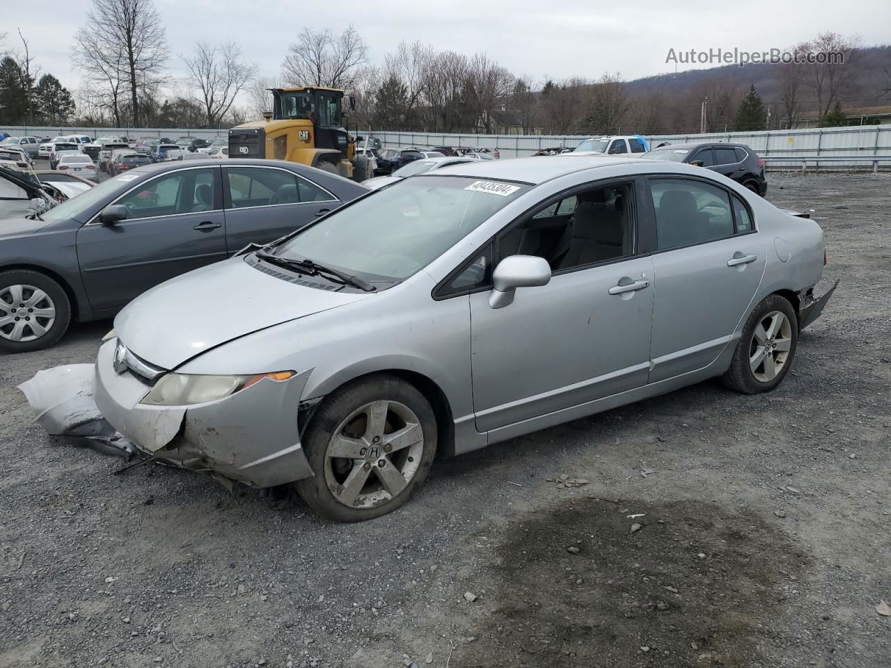 2008 Honda Civic Lx Silver vin: 2HGFA16568H351519