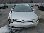 2008 Honda Civic Lx Silver vin: 2HGFA16568H351519