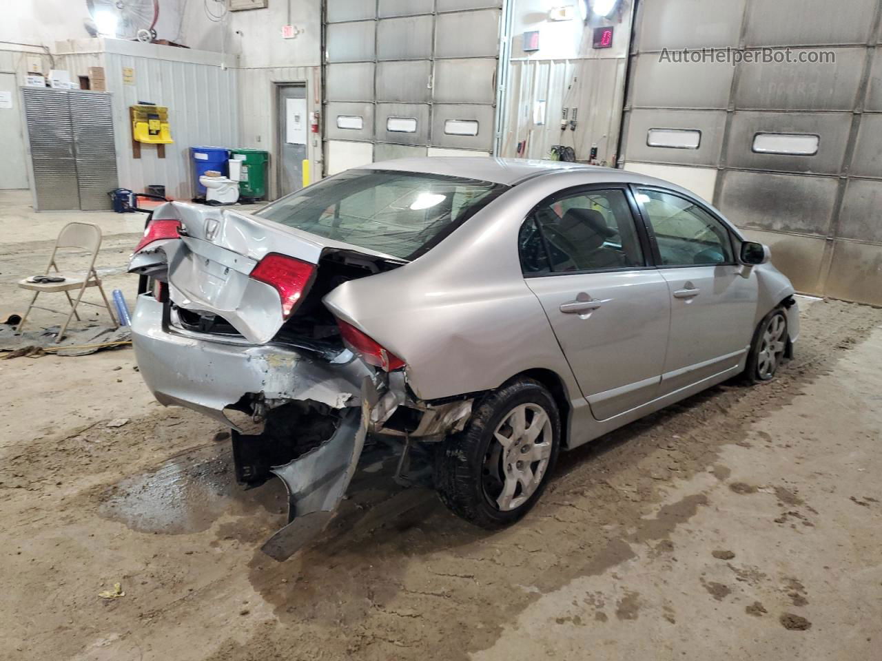 2008 Honda Civic Lx Silver vin: 2HGFA16568H514217