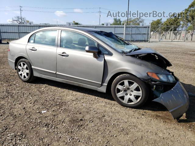 2008 Honda Civic Lx Silver vin: 2HGFA16568H518851