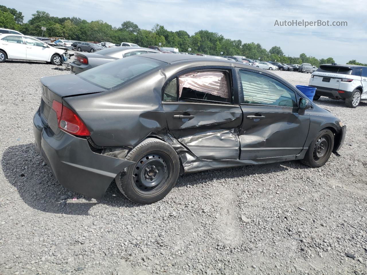 2008 Honda Civic Lx Серый vin: 2HGFA16568H521958