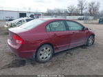 2008 Honda Civic Lx Burgundy vin: 2HGFA16568H529090