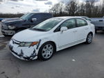 2006 Honda Civic Lx White vin: 2HGFA16576H501215