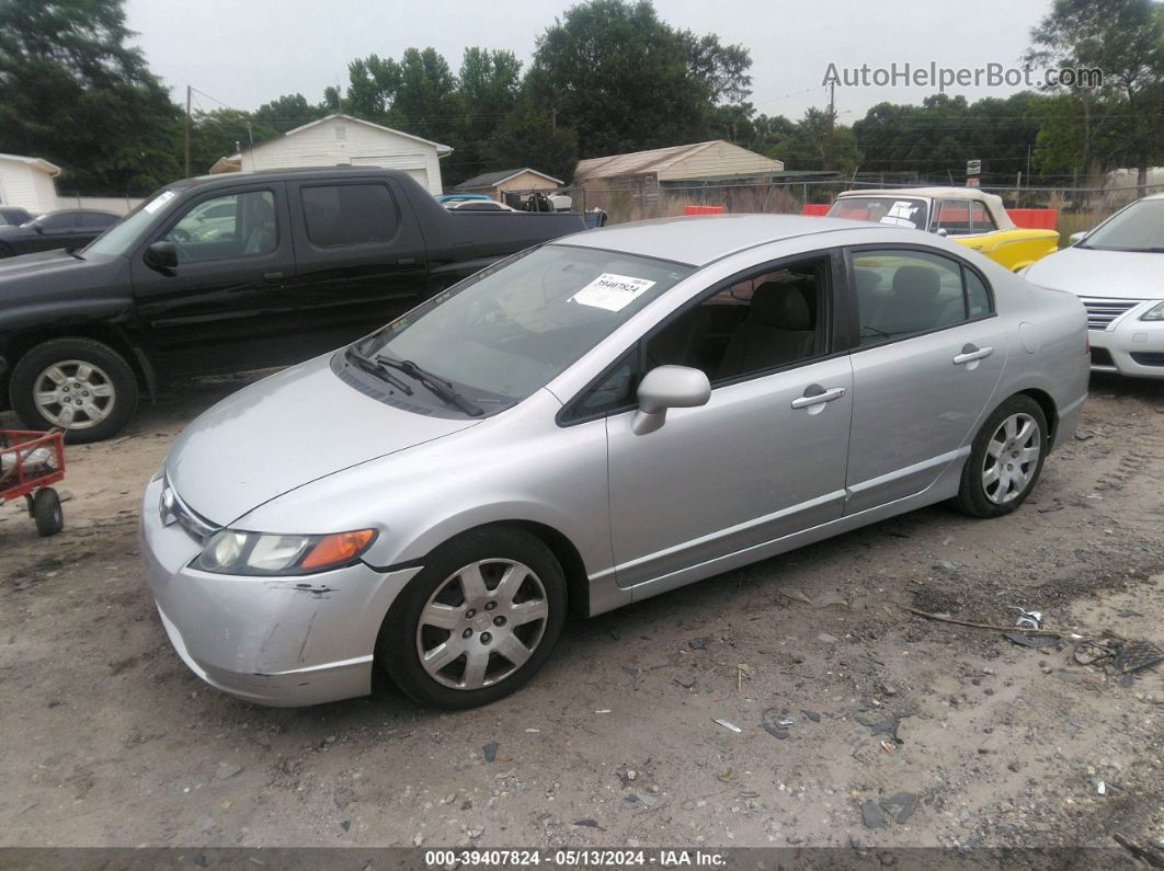 2008 Honda Civic Lx Серебряный vin: 2HGFA16578H302703