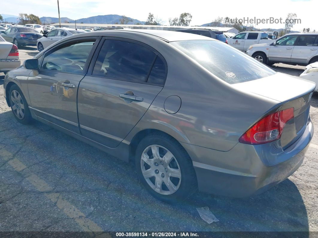 2008 Honda Civic Lx Brown vin: 2HGFA16578H327200