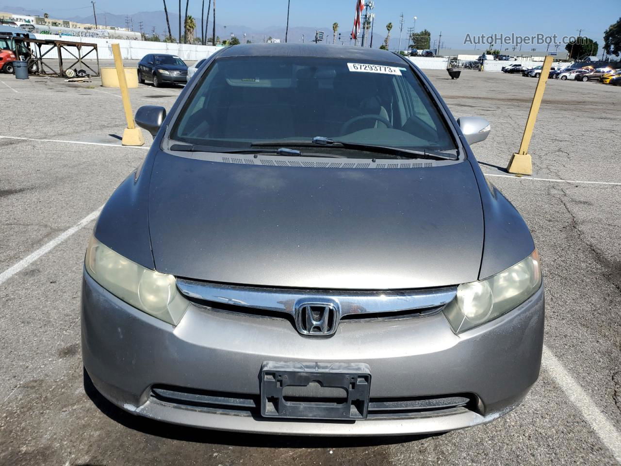 2008 Honda Civic Lx Gray vin: 2HGFA16578H332624