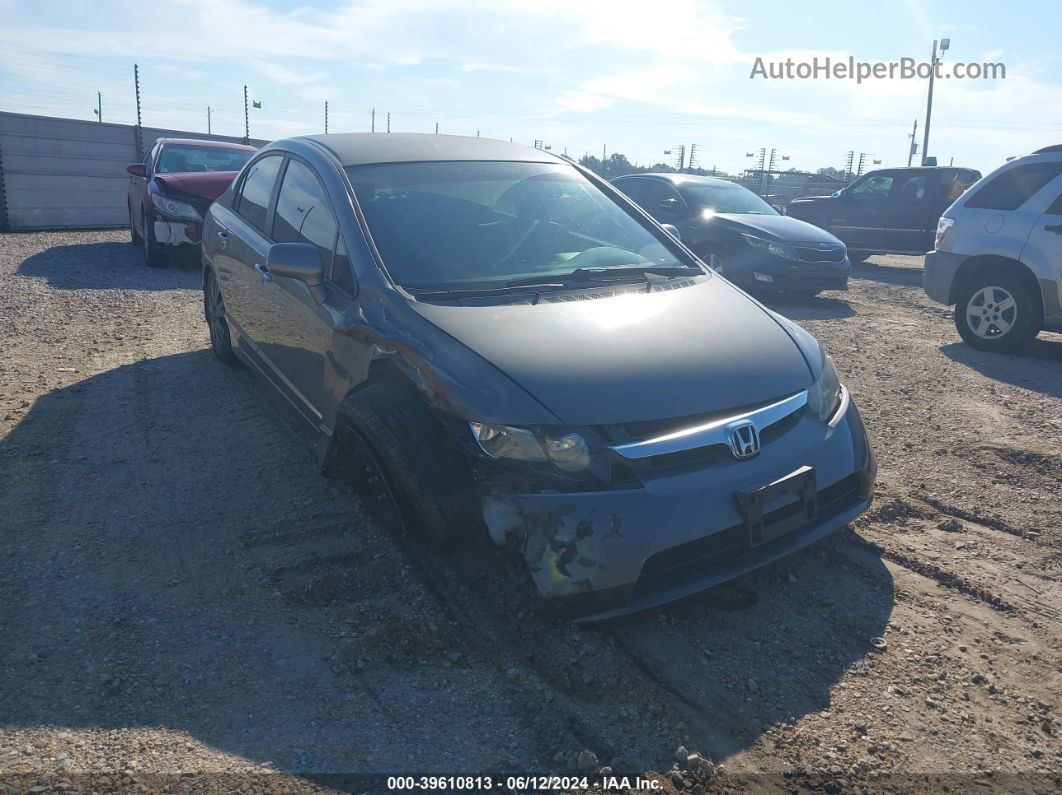 2008 Honda Civic Lx Gray vin: 2HGFA16578H340531