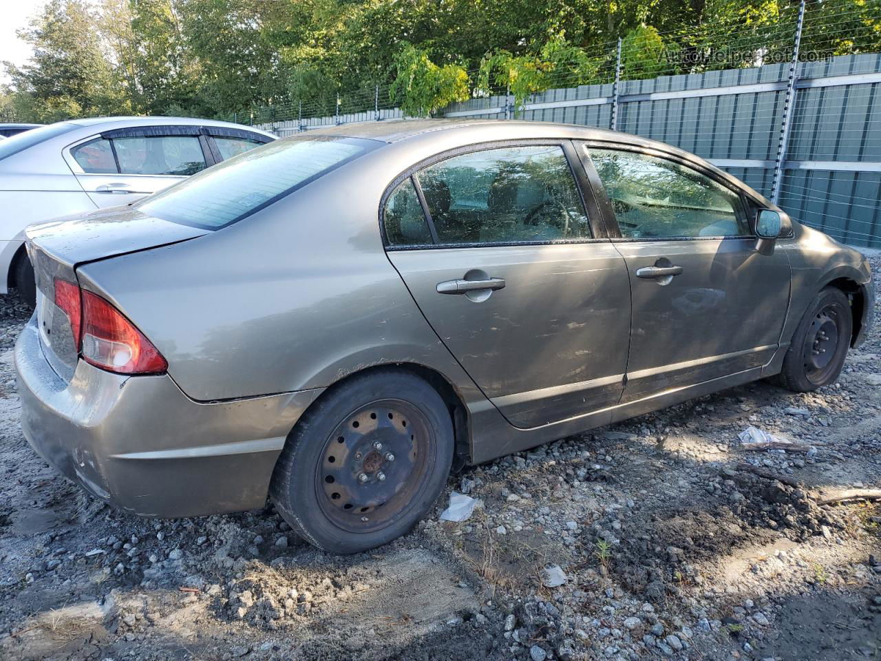 2008 Honda Civic Lx Gray vin: 2HGFA16578H354509