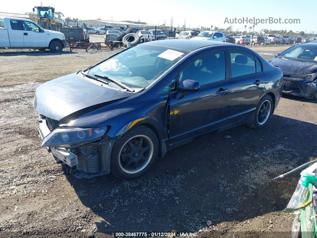 2008 Honda Civic Lx Dark Blue vin: 2HGFA16578H512038