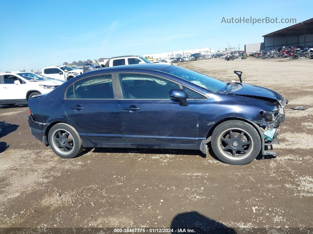 2008 Honda Civic Lx Dark Blue vin: 2HGFA16578H512038