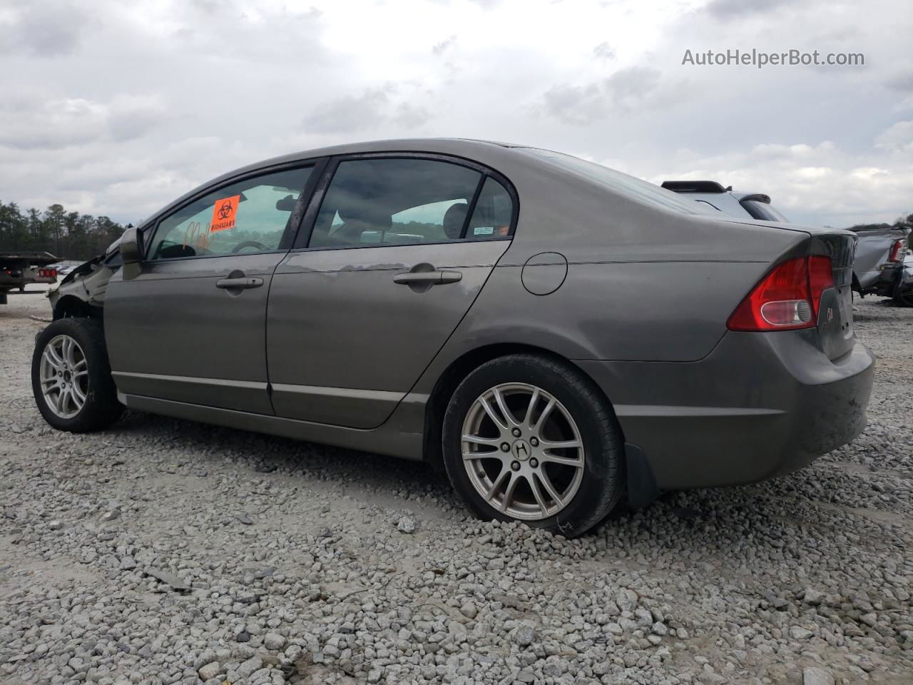 2008 Honda Civic Lx Brown vin: 2HGFA16578H516820