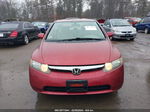 2008 Honda Civic Lx Red vin: 2HGFA16578H520592