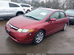 2008 Honda Civic Lx Red vin: 2HGFA16578H520592