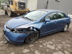 2008 Honda Civic Lx Blue vin: 2HGFA16578H536193