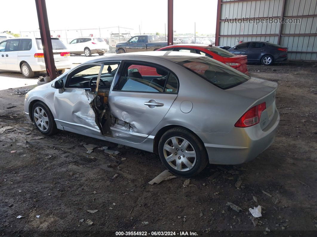 2008 Honda Civic Lx Silver vin: 2HGFA16588H337069