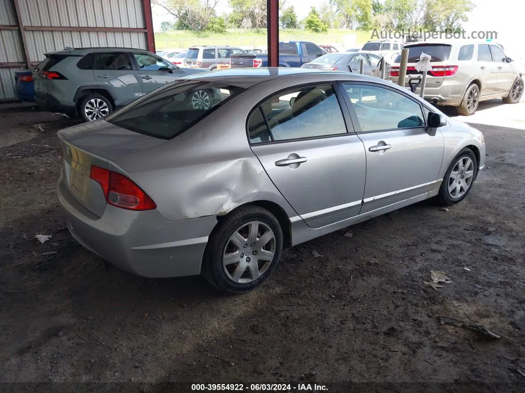 2008 Honda Civic Lx Silver vin: 2HGFA16588H337069