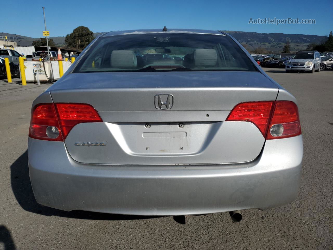 2008 Honda Civic Lx Серебряный vin: 2HGFA16588H525736