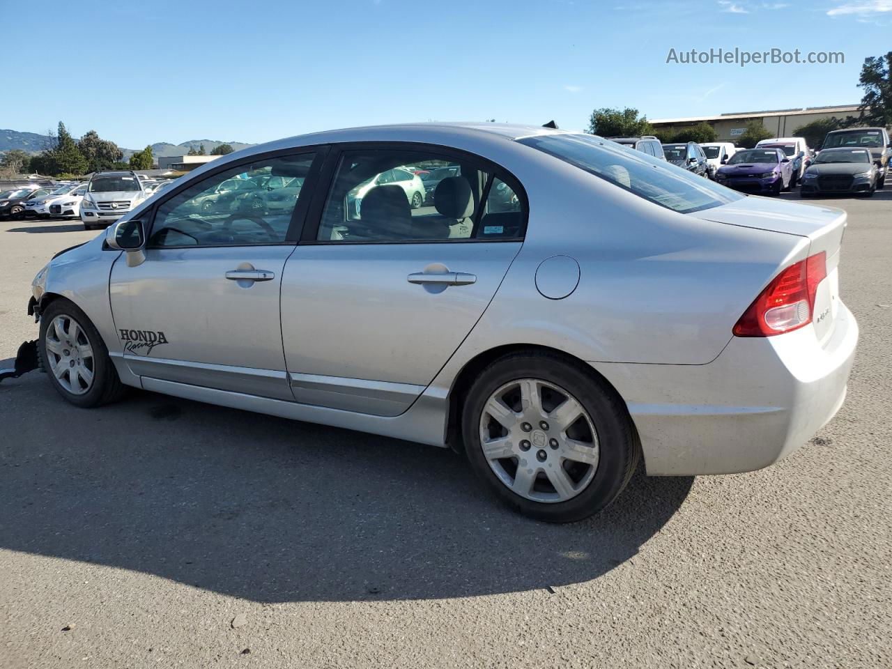 2008 Honda Civic Lx Silver vin: 2HGFA16588H525736