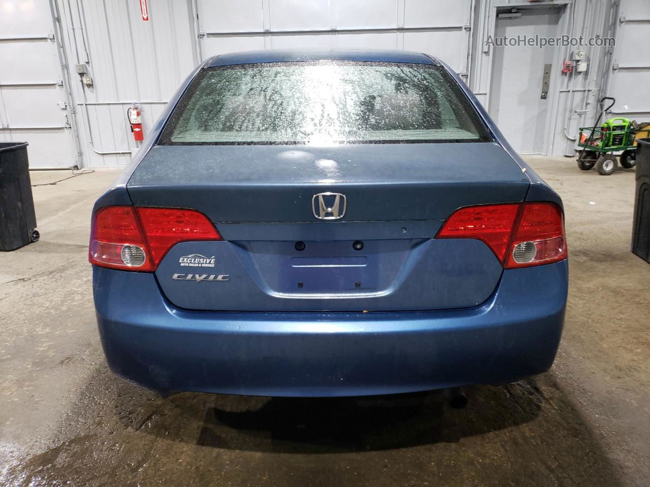 2008 Honda Civic Lx Blue vin: 2HGFA16588H536168