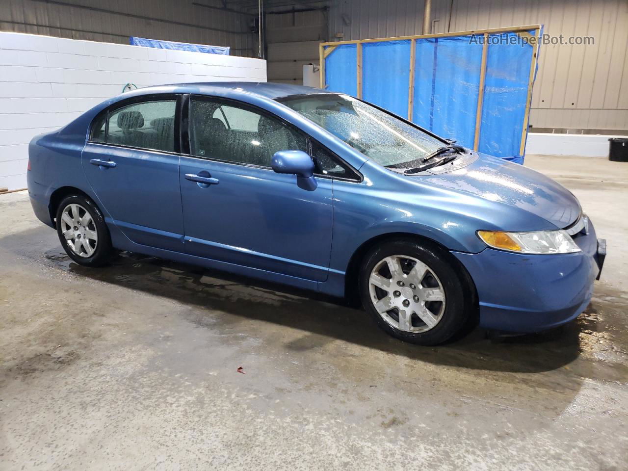 2008 Honda Civic Lx Blue vin: 2HGFA16588H536168