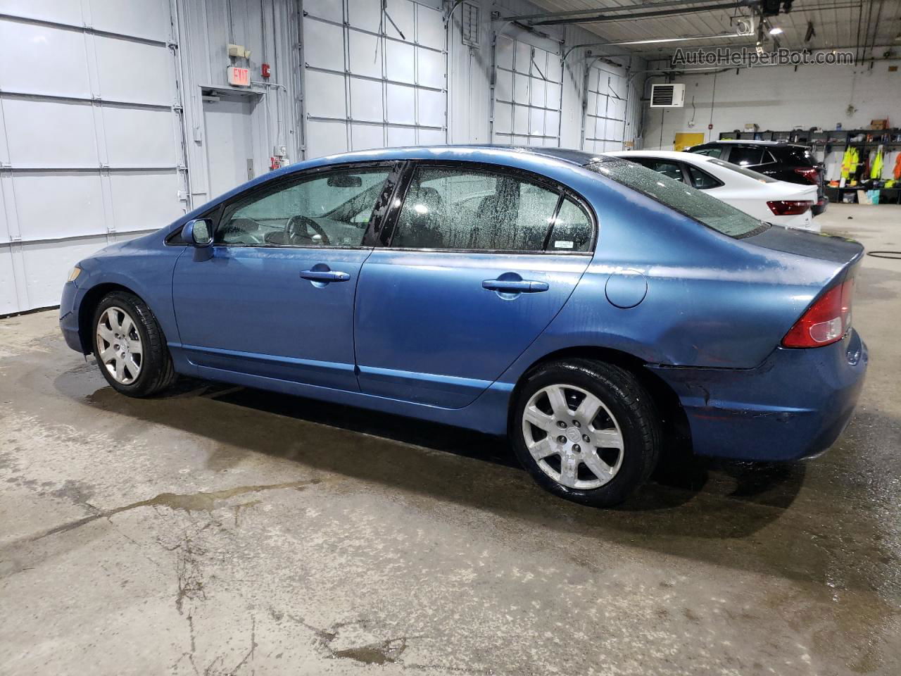 2008 Honda Civic Lx Blue vin: 2HGFA16588H536168