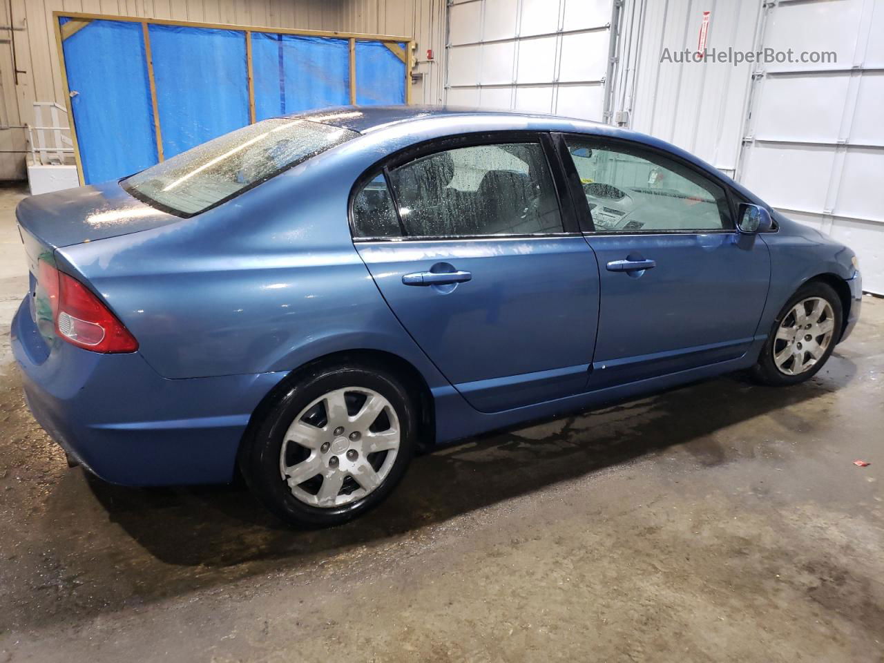 2008 Honda Civic Lx Blue vin: 2HGFA16588H536168