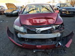 2006 Honda Civic Lx Burgundy vin: 2HGFA16596H520591