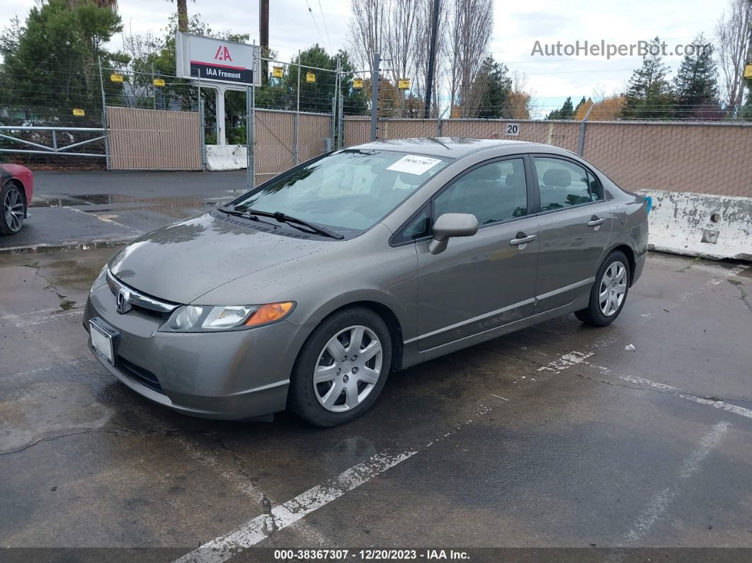 2008 Honda Civic Lx Dark Brown vin: 2HGFA16598H305134