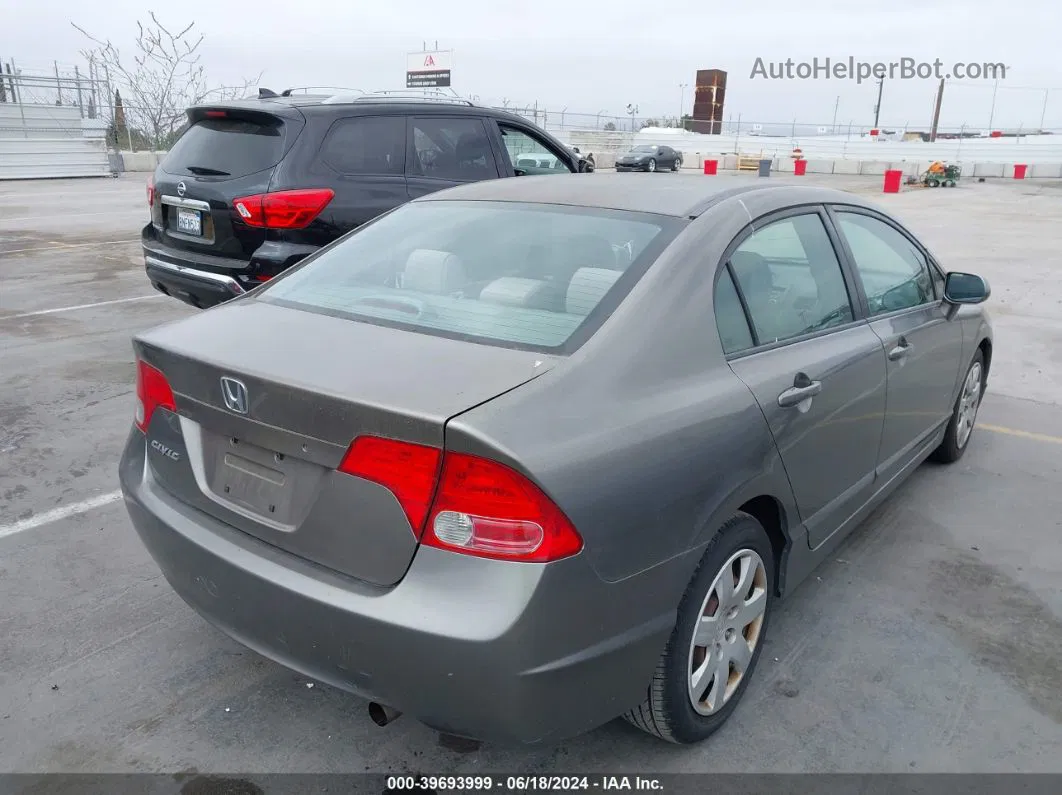 2008 Honda Civic Lx Dark Brown vin: 2HGFA16598H322001