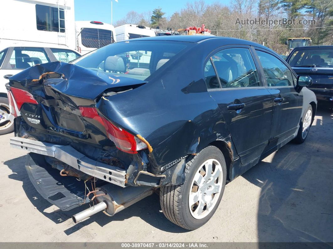 2008 Honda Civic Lx Black vin: 2HGFA16598H324699