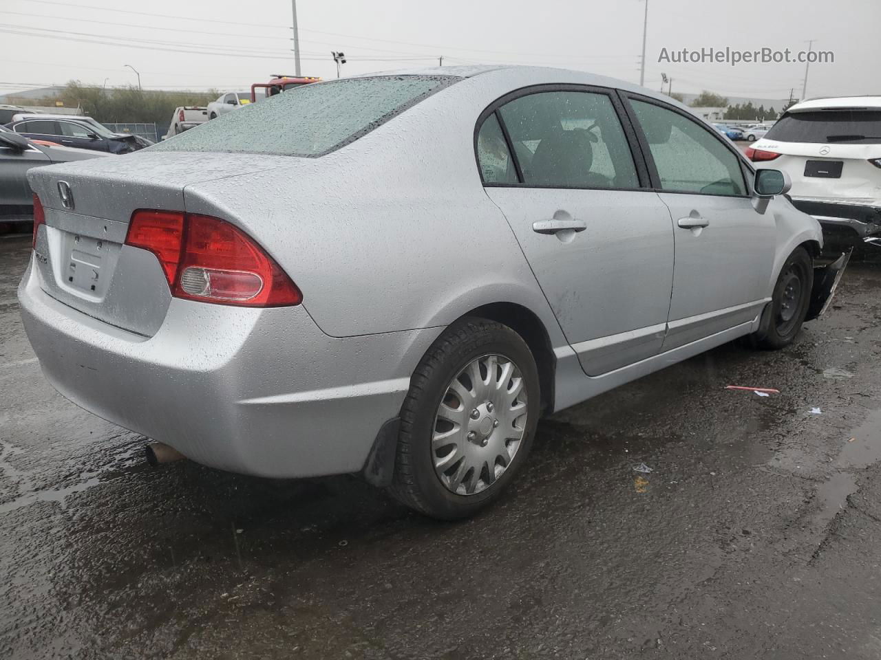 2008 Honda Civic Lx Silver vin: 2HGFA16598H331037