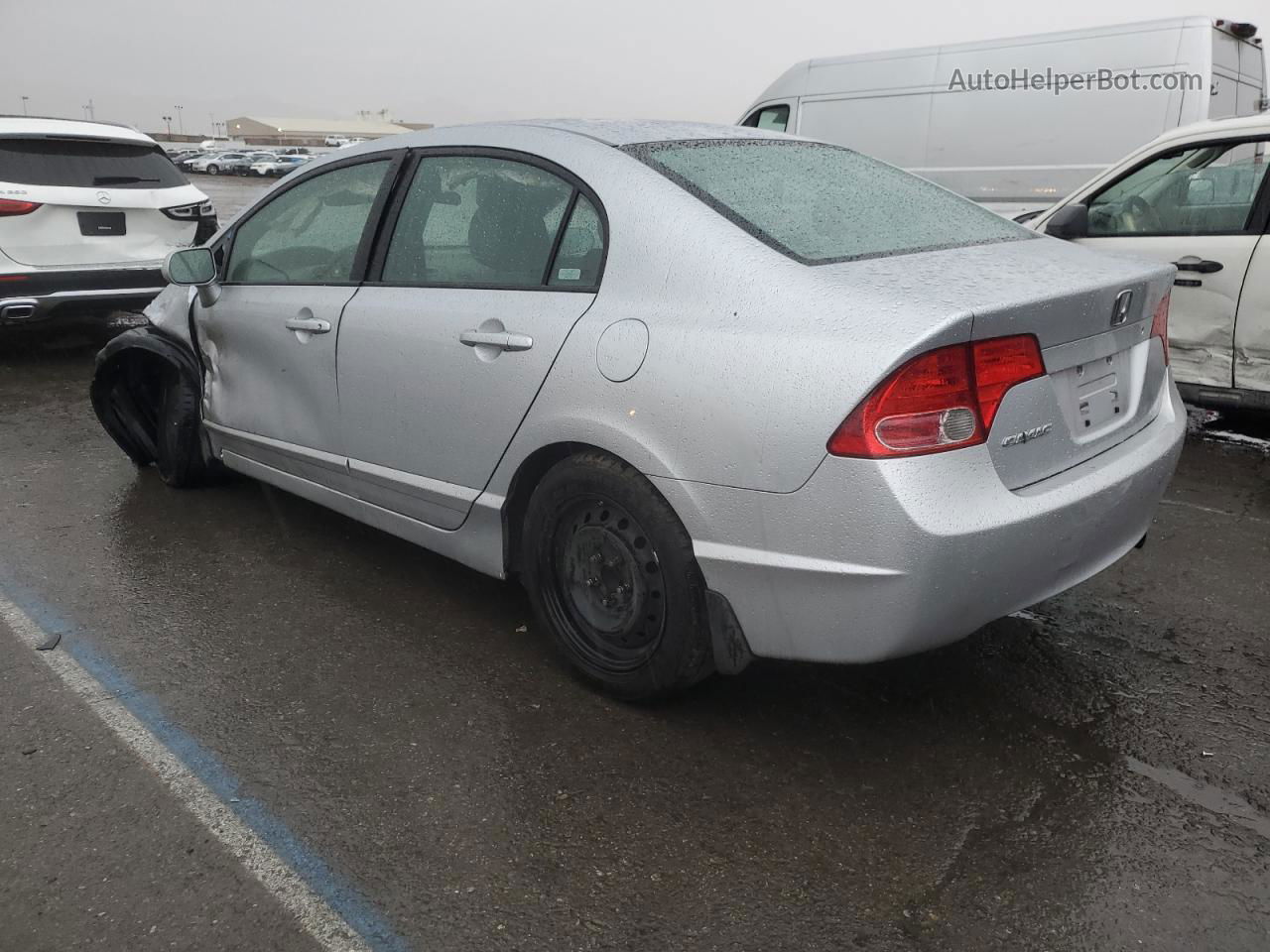 2008 Honda Civic Lx Silver vin: 2HGFA16598H331037